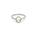 Anello Argento Elegante Design Moderno