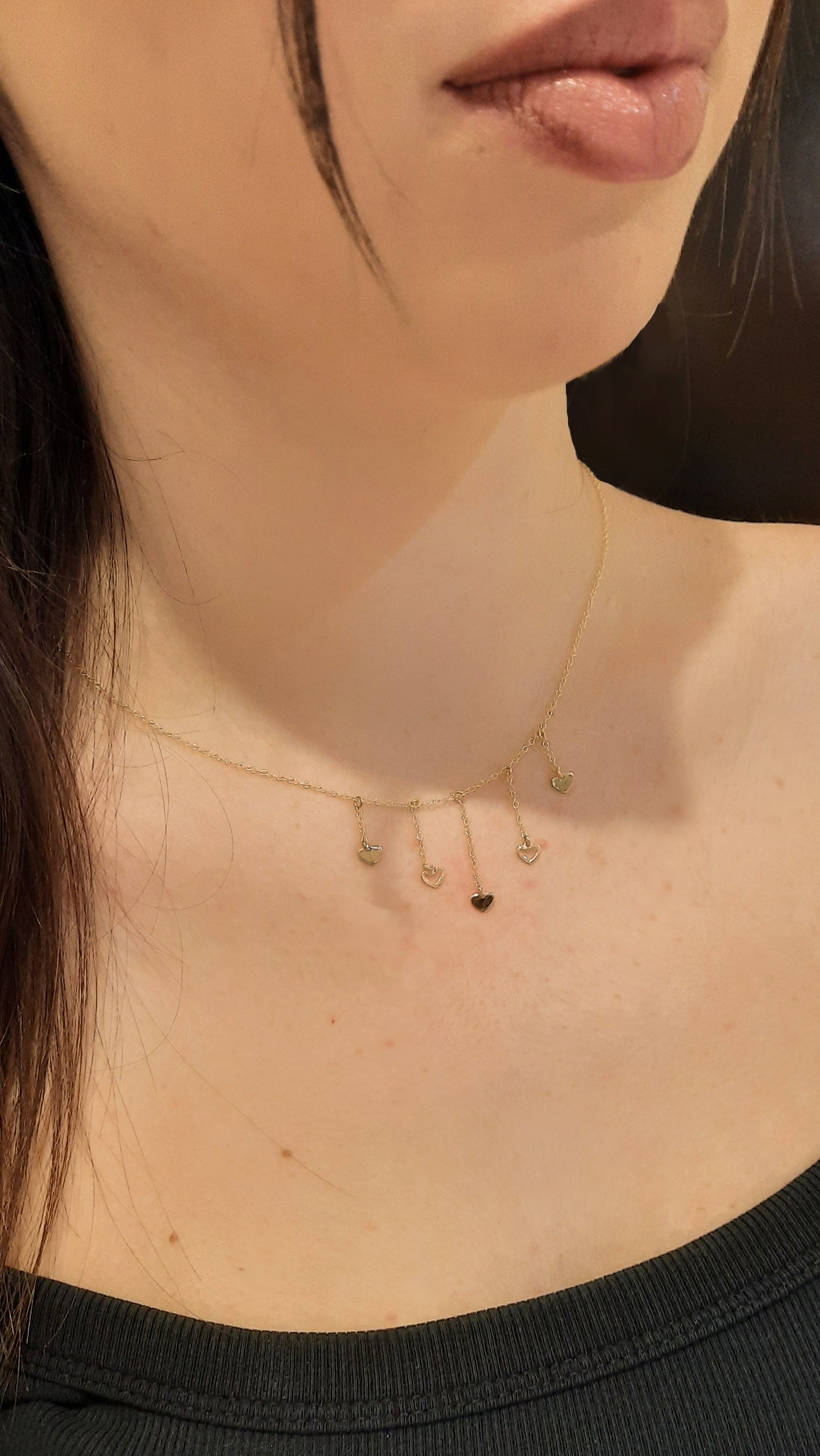 Collana oro pendenti