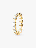 Pandora Anello Fascia Ondulata Luminosa