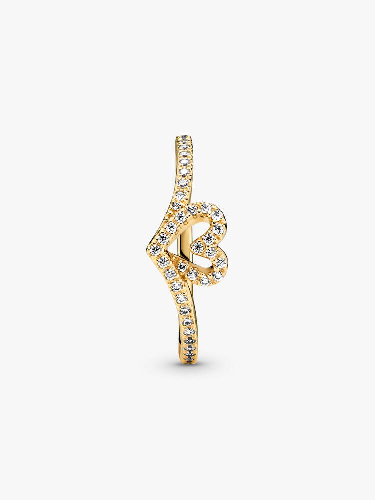 Pandora Anello Cuore Desiderio Scintillante
