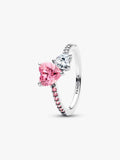 Pandora Anello Unione di Cuori con Cristalli