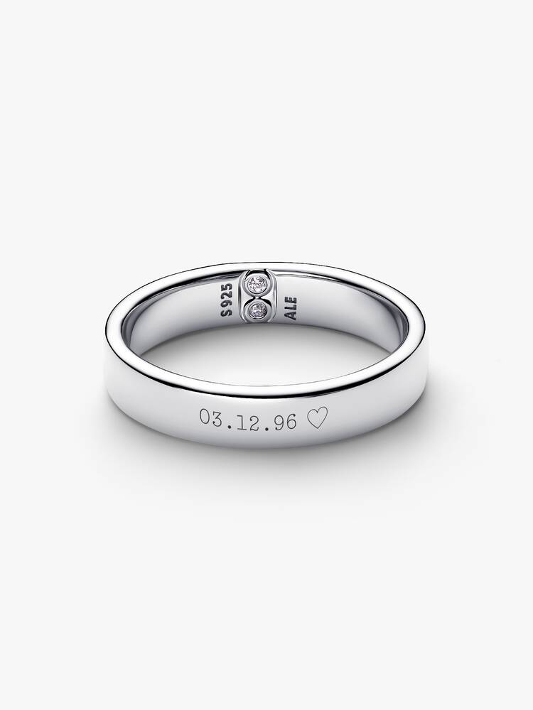 Pandora Anello Fascia Stretta Incisibile