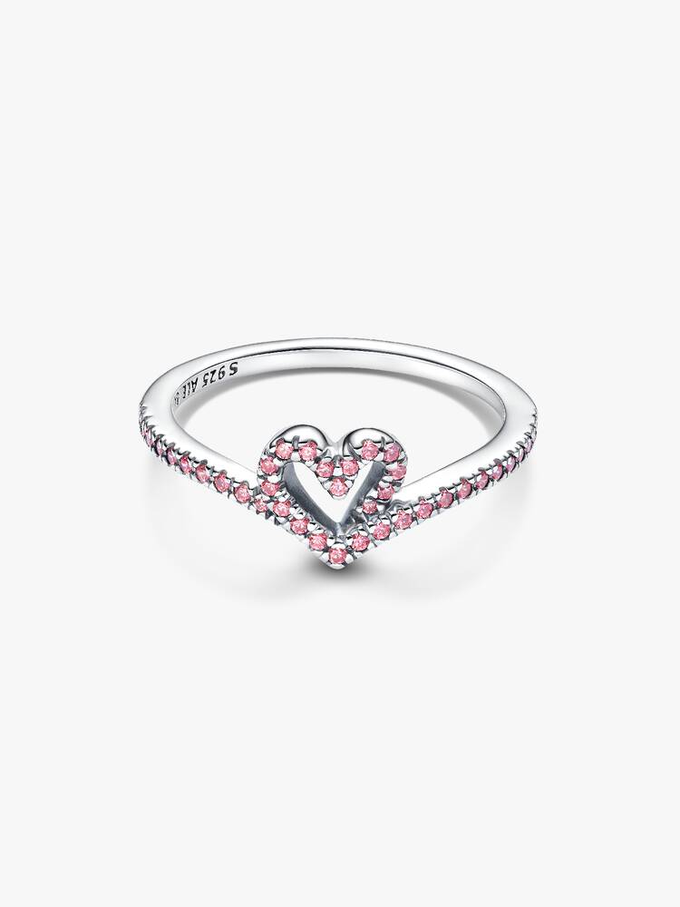 Pandora Anello Cuore Desiderio Scintillante