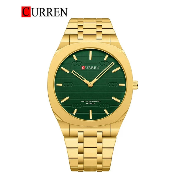CURREN Slim Orologio da Uomo con Quadrante Colorato