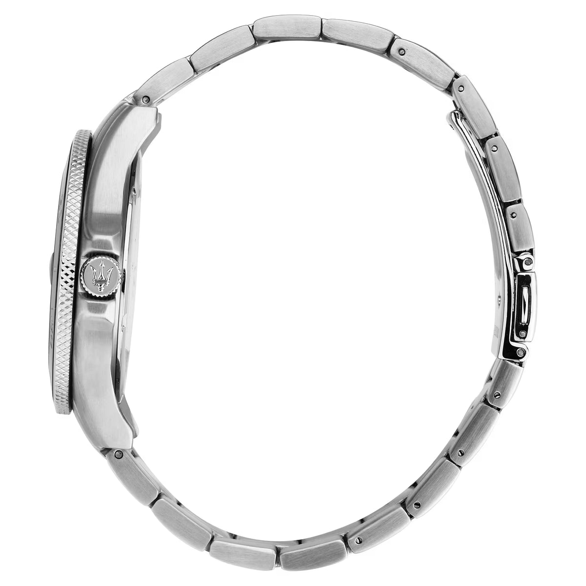 Maserati Competizione – Orologio Uomo Tempo e Data Acciaio Silver