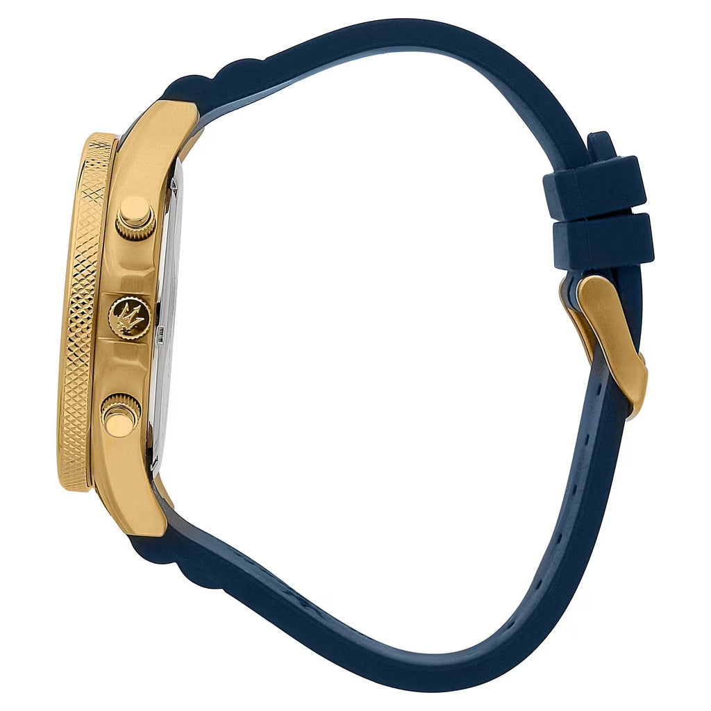 Maserati Sfida – Orologio Uomo Cronografo Blu Cinturino Plastica