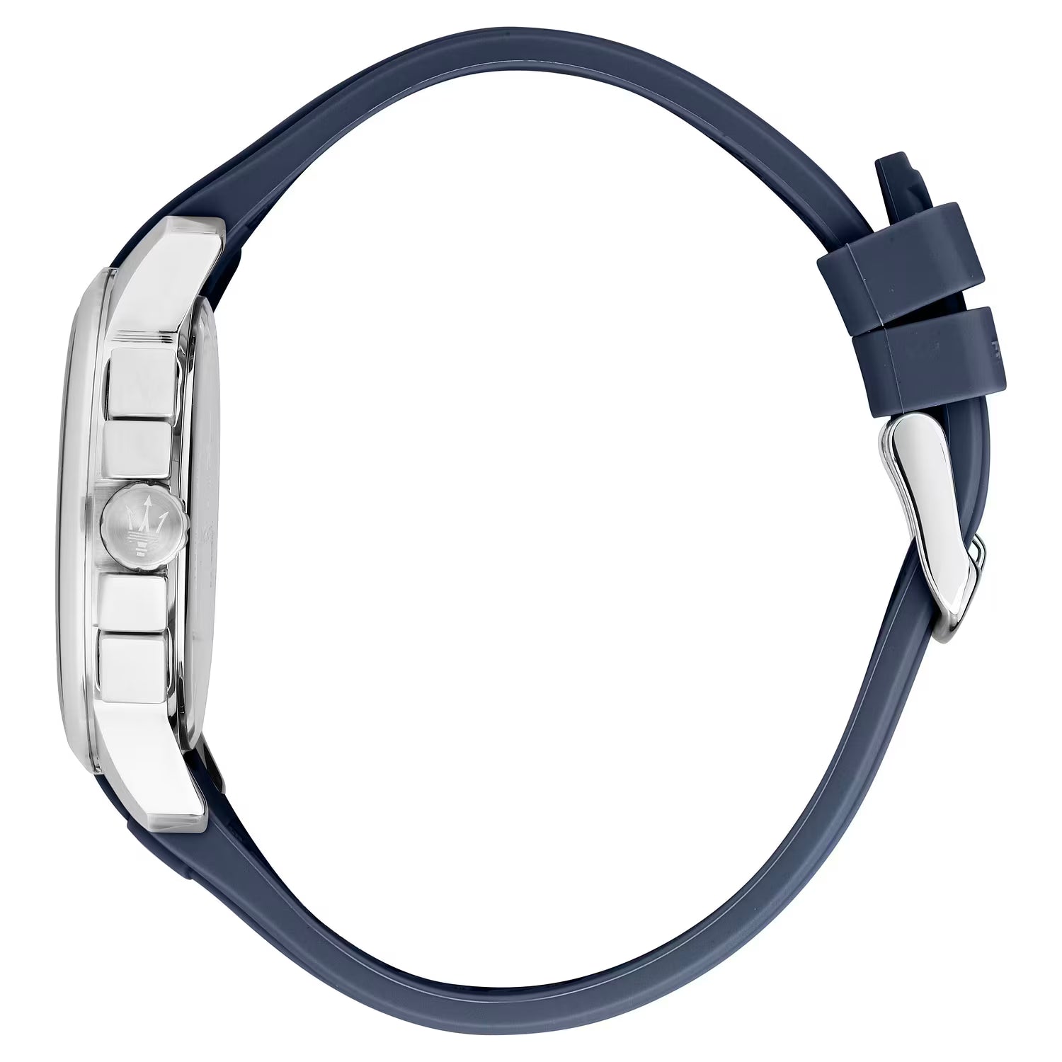 Maserati Successo – Orologio Uomo Cronografo Silver Cinturino Poliuretano Blu