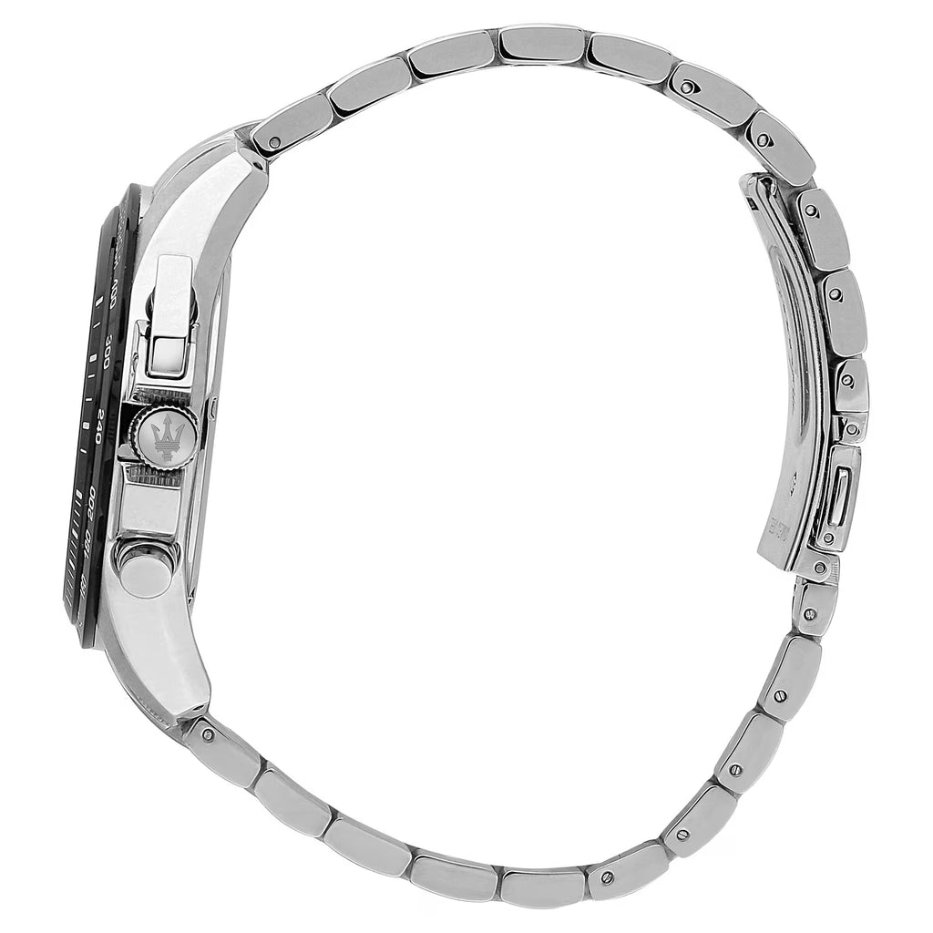 Maserati Traguardo – Orologio Uomo Cronografo Silver Bracciale Metallo