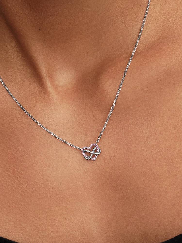 Pandora Collana Cuore Infinito Pietre Luminose