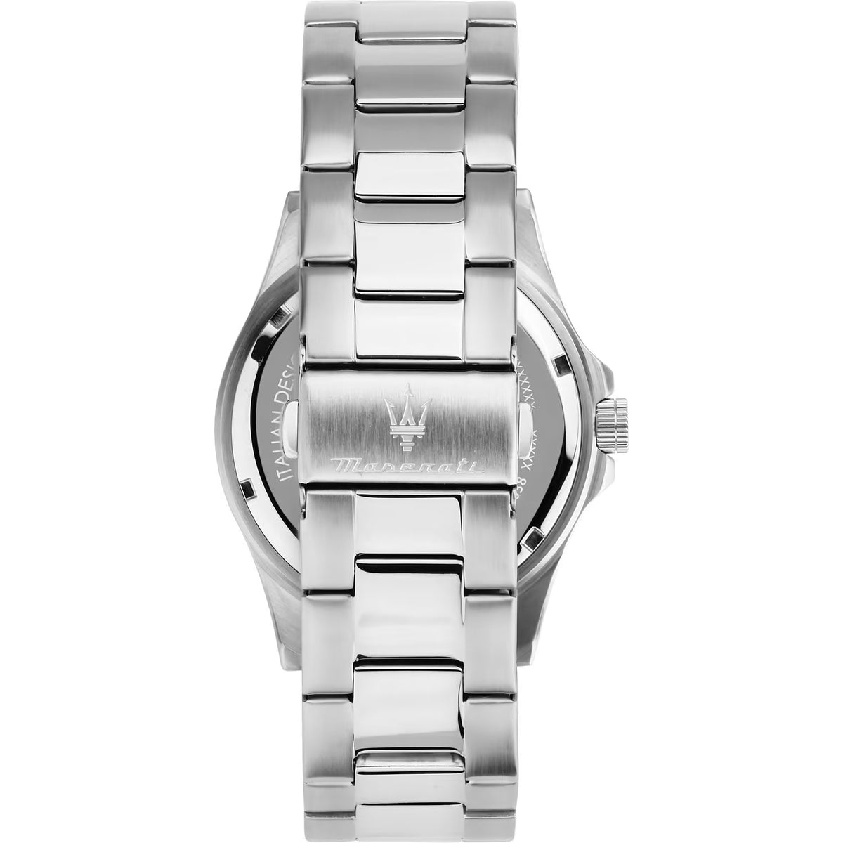 Maserati Competizione – Orologio Uomo Tempo e Data Acciaio Silver
