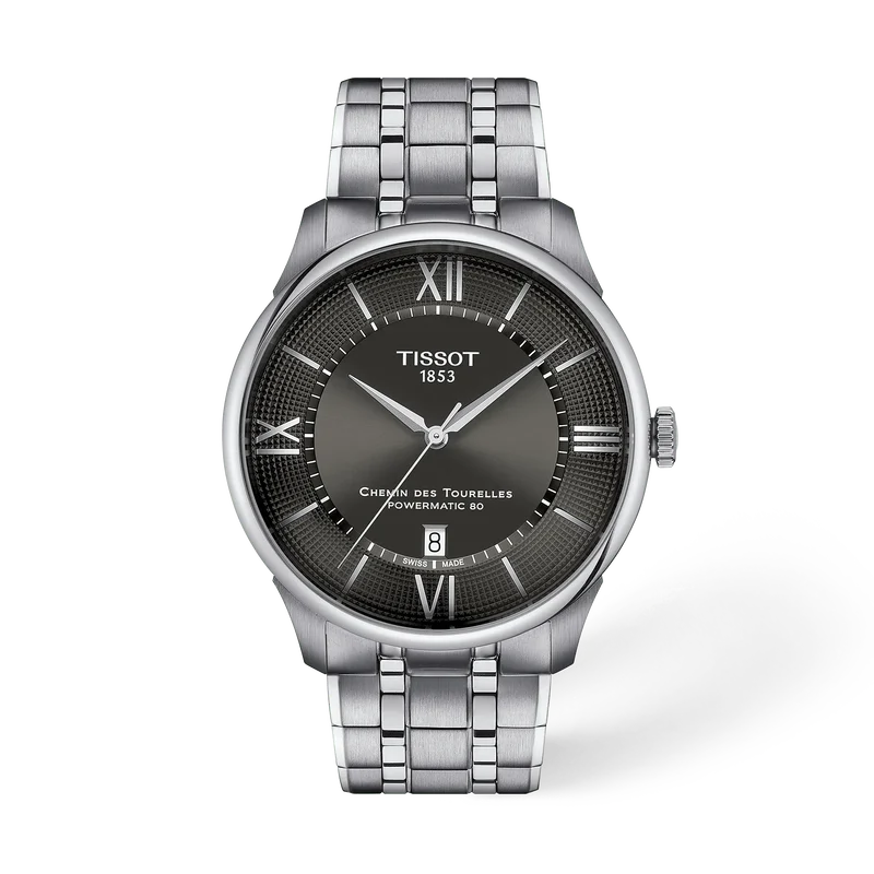Tissot Chemin des Tourelles Powermatic 80 – Orologio Uomo Automatico Acciaio