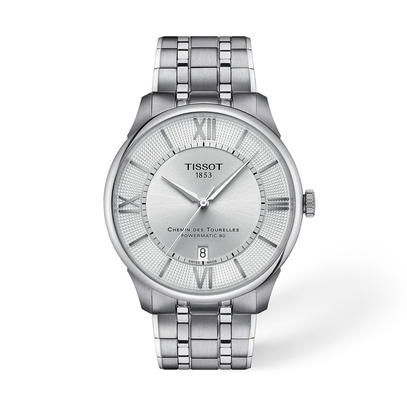 Tissot Chemin des Tourelles Powermatic 80 – Orologio Uomo Automatico Acciaio