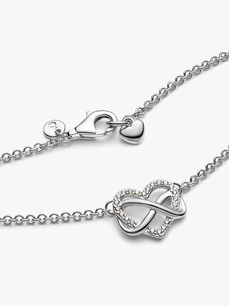 Pandora Collana Cuore Infinito Pietre Luminose