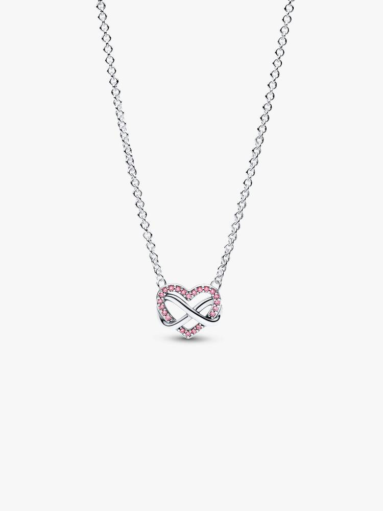 Pandora Collana Cuore Infinito Pietre Luminose