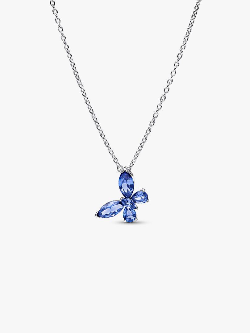 Pandora Collana Farfalla Luminosa Blu