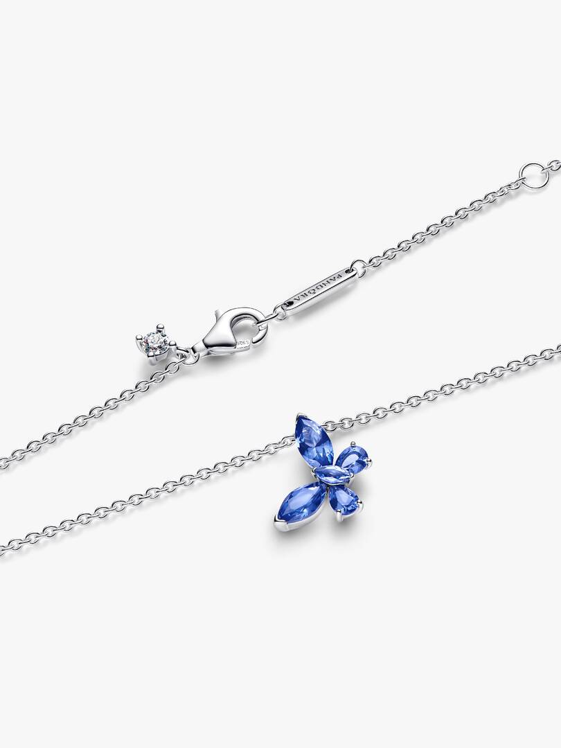 Pandora Collana Farfalla Luminosa Blu