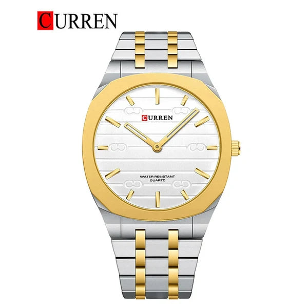 CURREN Slim Orologio da Uomo con Quadrante Colorato