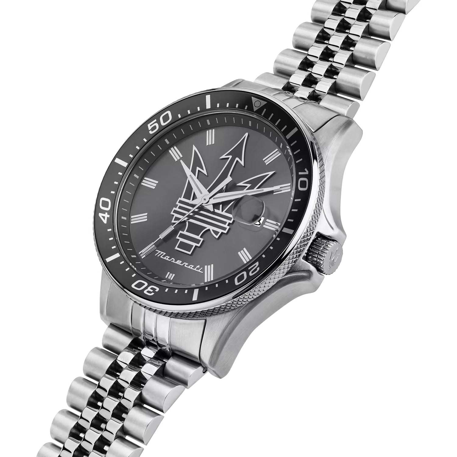 Maserati Sfida – Orologio Uomo Tempo e Data Acciaio Silver