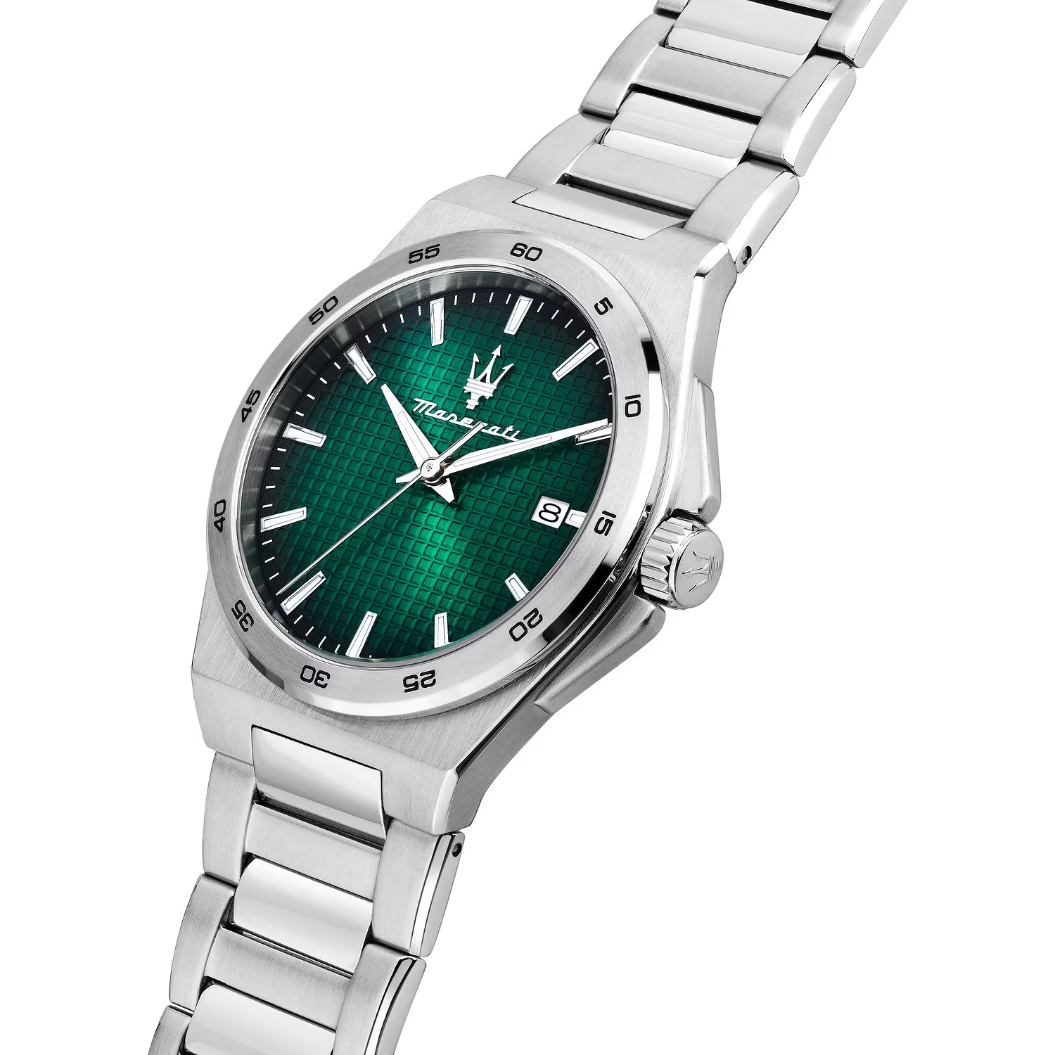 Maserati Velocità Slim – Orologio Uomo Tempo e Data Acciaio Silver