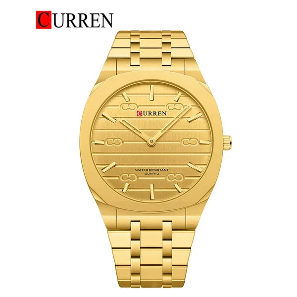 CURREN Slim Orologio da Uomo con Quadrante Colorato