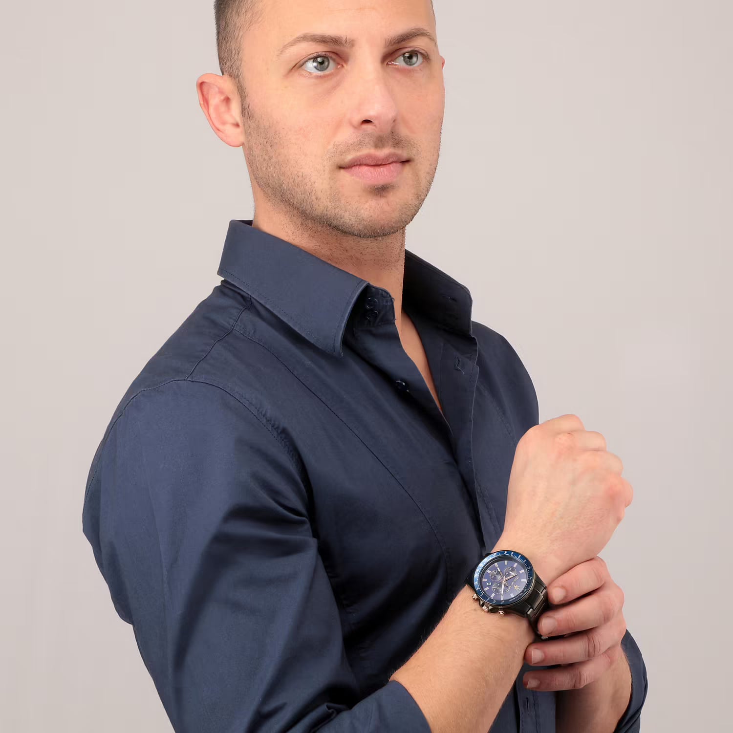 Maserati Sfida – Orologio Uomo Cronografo Bracciale Metallo Grigio
