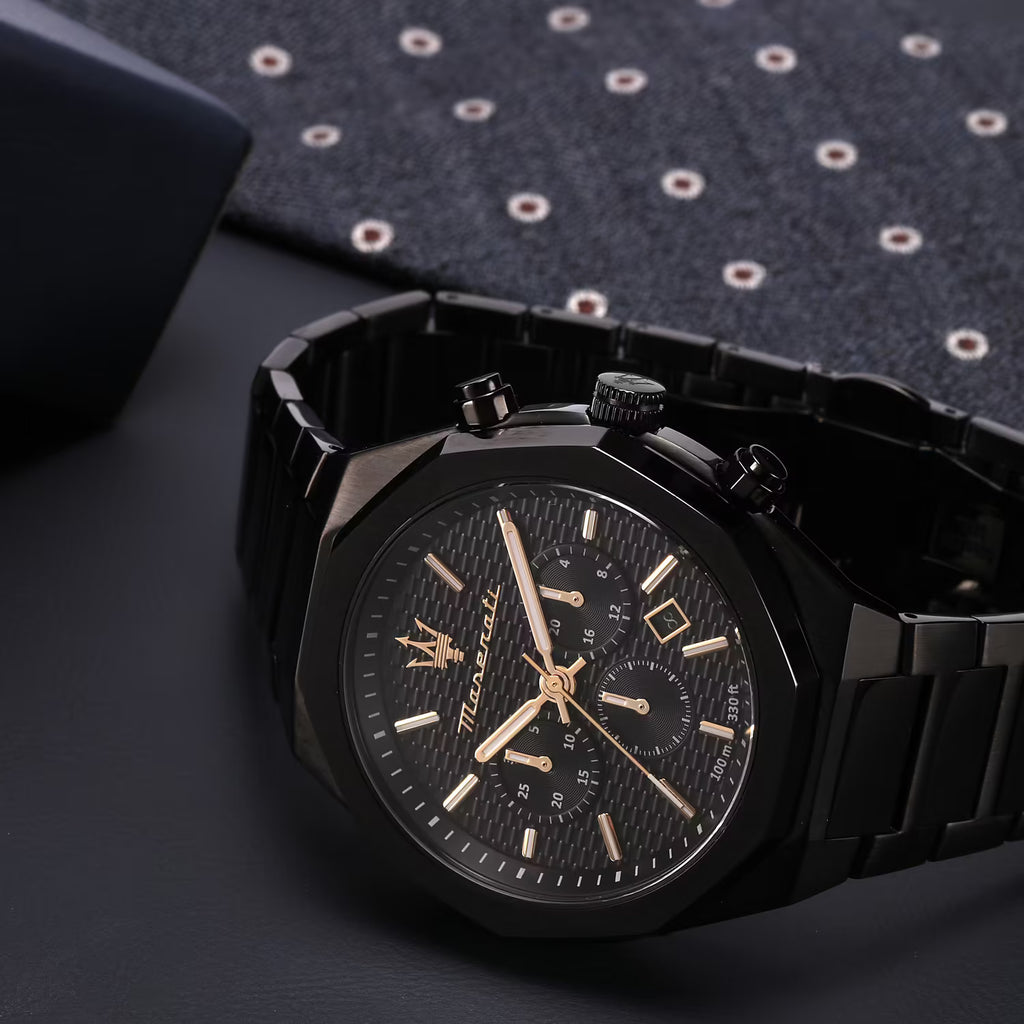Maserati Sfida – Orologio Uomo Cronografo Bracciale Metallo Grigio (Copia)