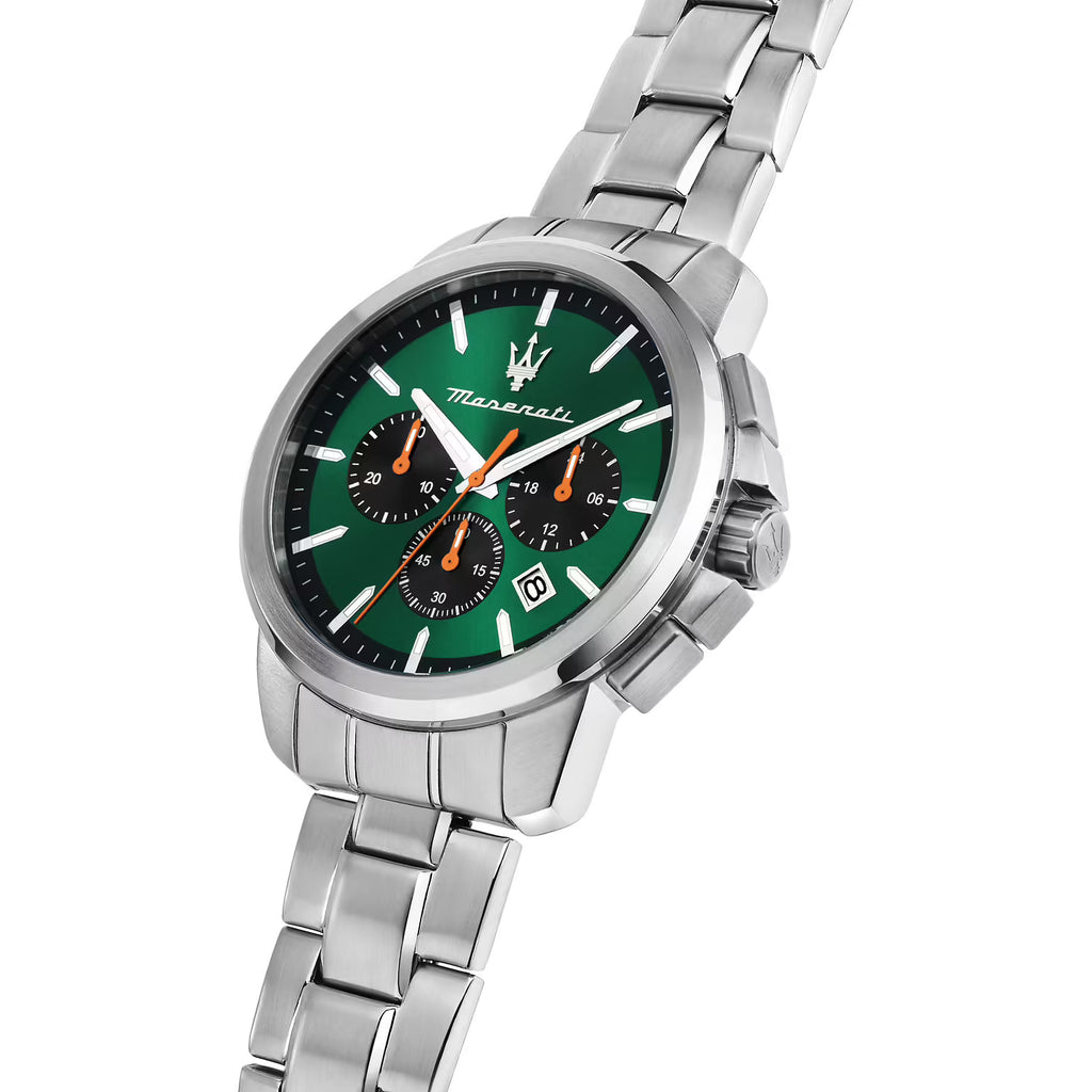 Maserati Successo – Orologio Uomo Cronografo Acciaio Silver