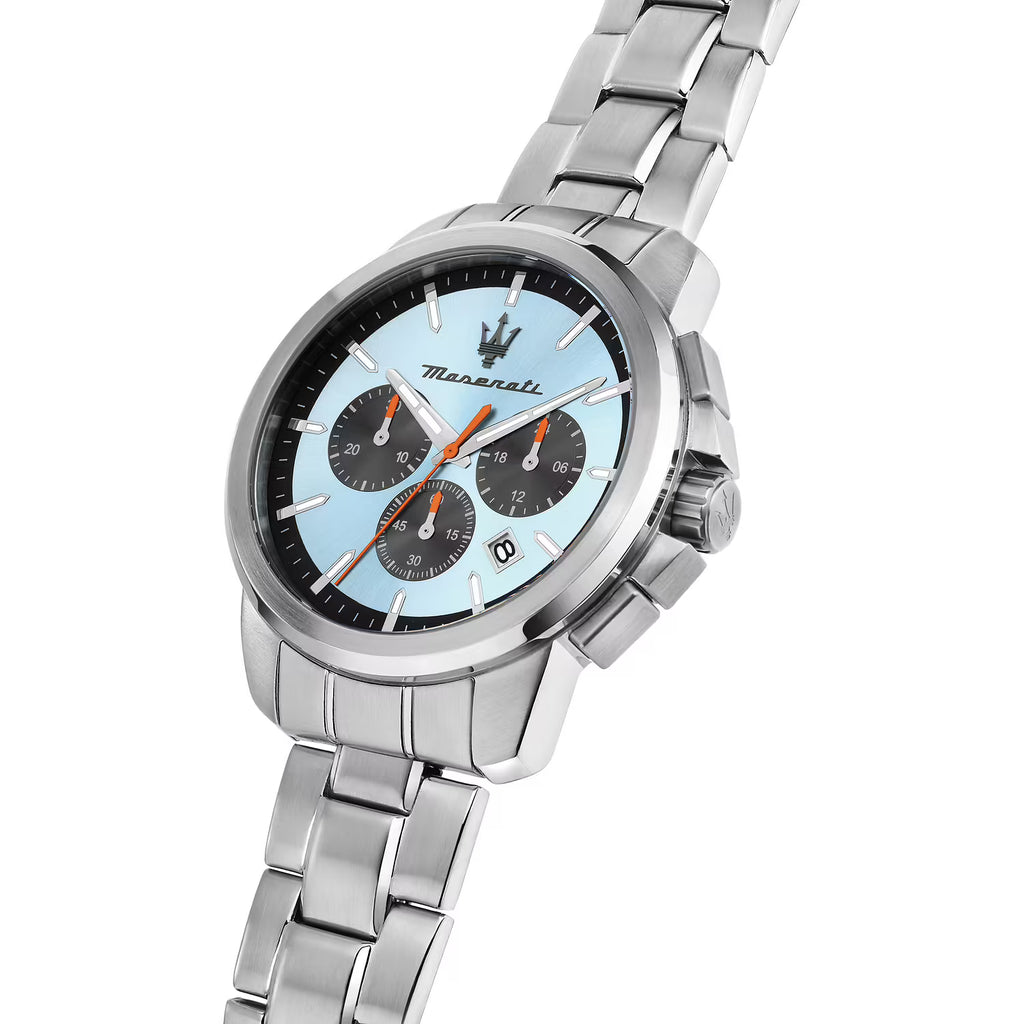 Maserati Successo – Orologio Uomo Cronografo Acciaio Silver