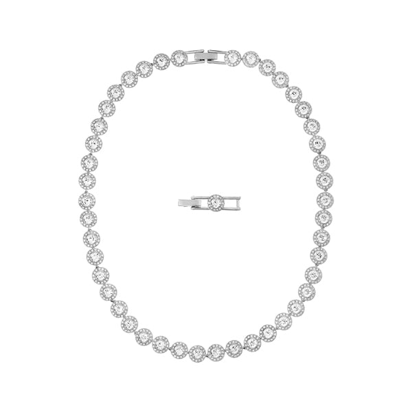 Swarovski Angelic Collana Tennis – Argento con Cristalli Pavé