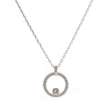 Collana Cerchio Swarovski con Cristalli Pavé