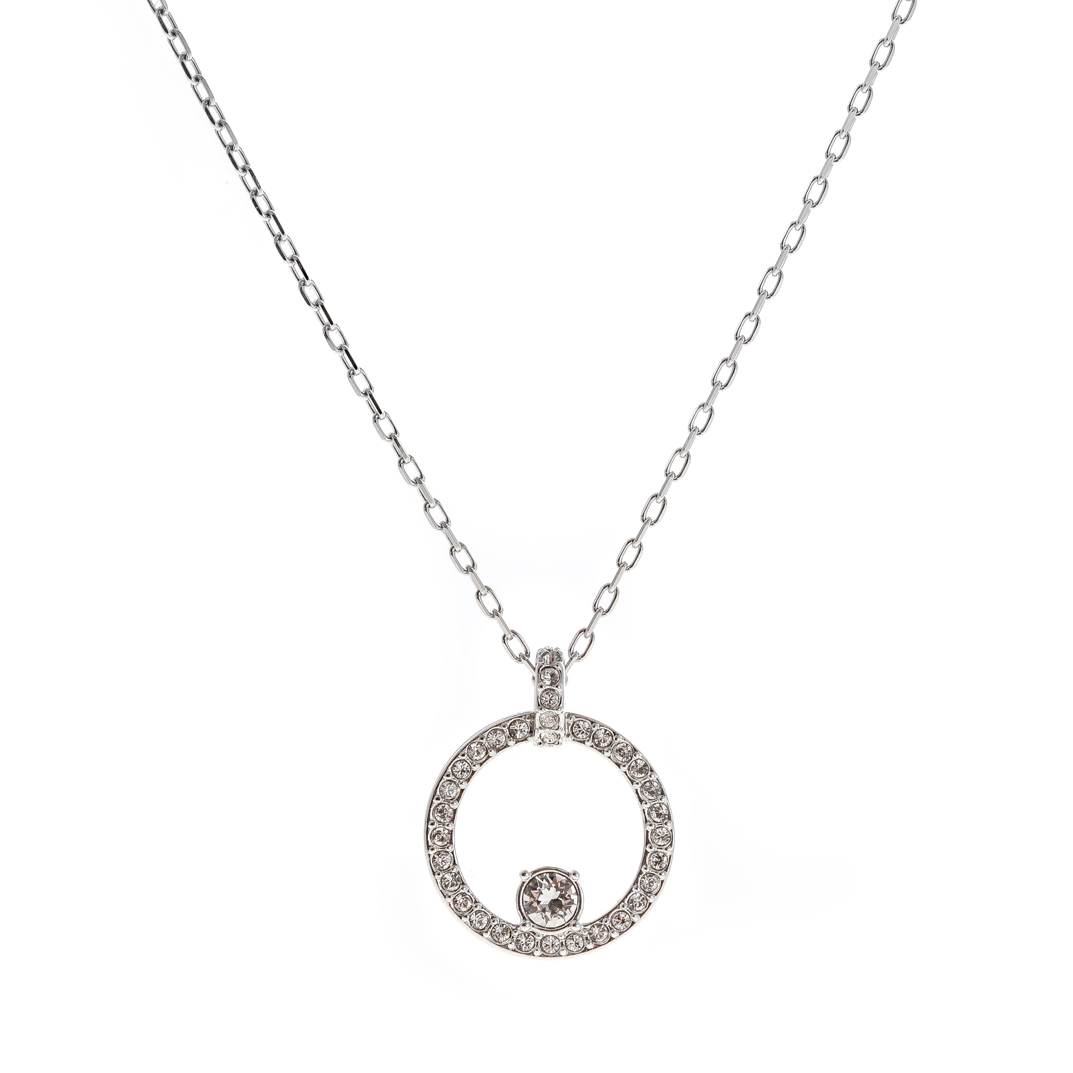 Collana Cerchio Swarovski con Cristalli Pavé