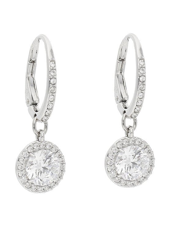 Swarovski Angelic Orecchini Pendenti – Argento con Cristalli