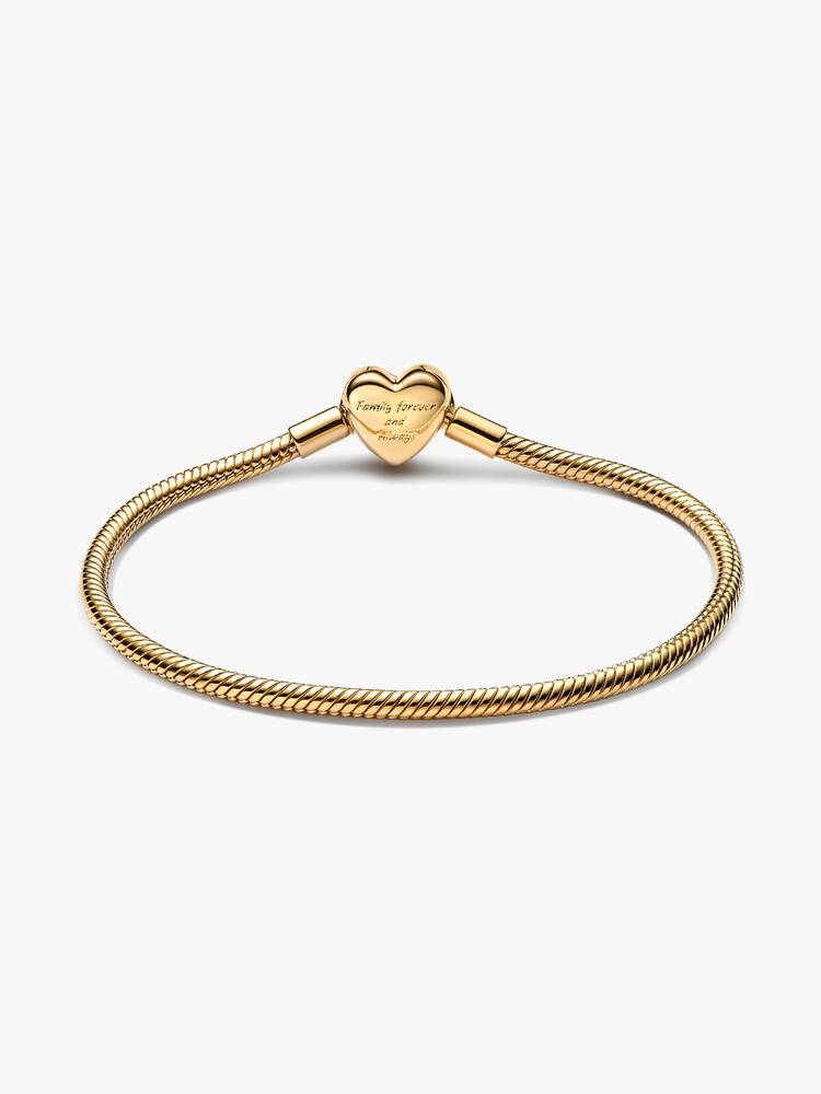 Pandora Bracciale con Chiusura a Cuore e Pietre Luminose