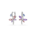 Swarovski Idyllia Orecchini Libellula – Cristalli Multicolore e Metallo Rodiato