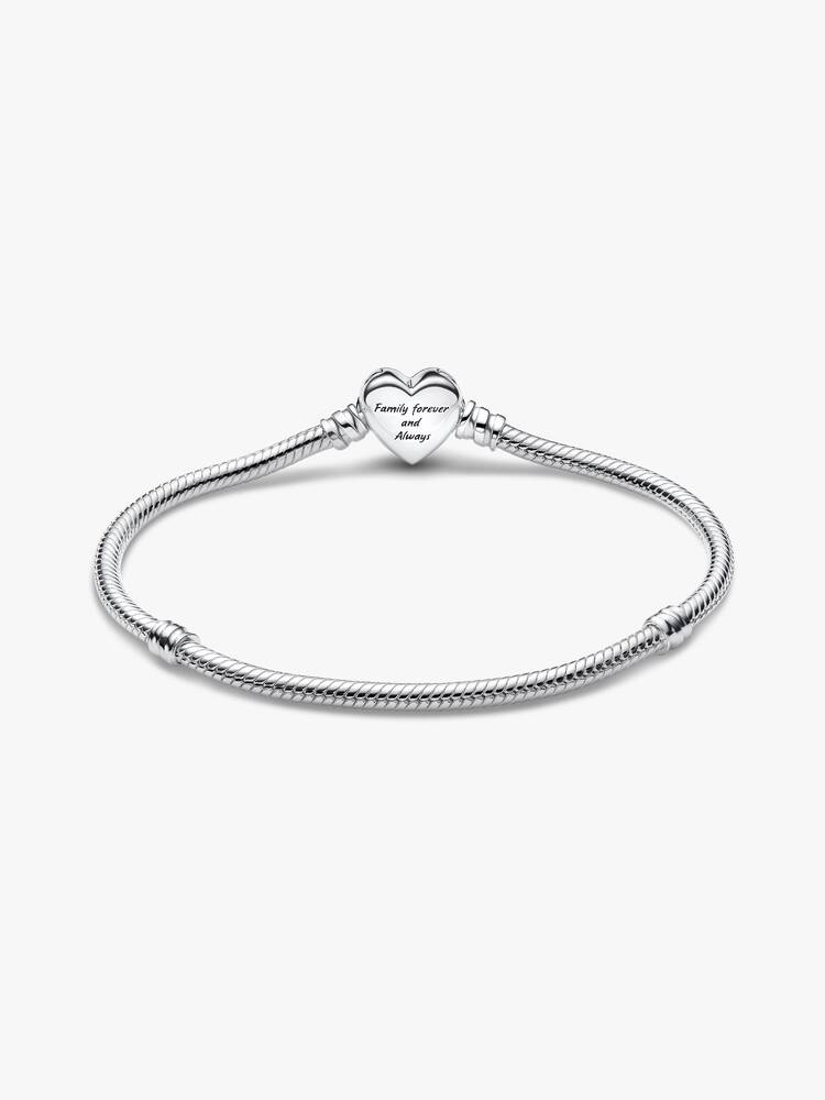 Pandora Bracciale con Chiusura a Cuore e Pietre Luminose