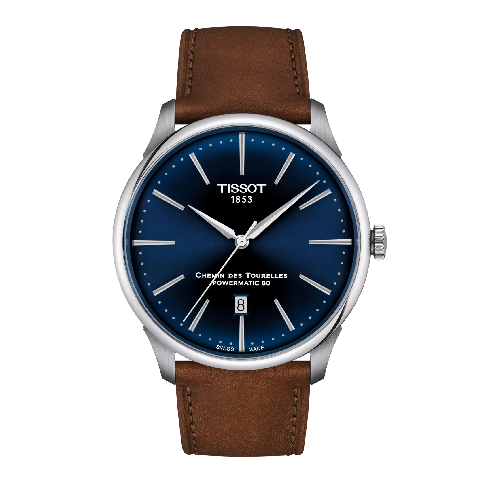 Tissot Chemin des Tourelles Powermatic 80 – Orologio Uomo Automatico Acciaio