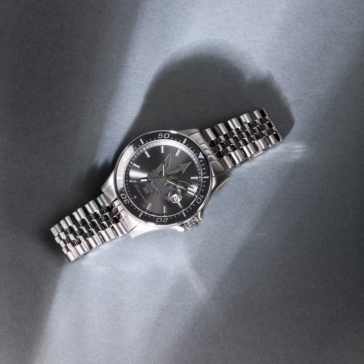 Maserati Sfida – Orologio Uomo Tempo e Data Acciaio Silver