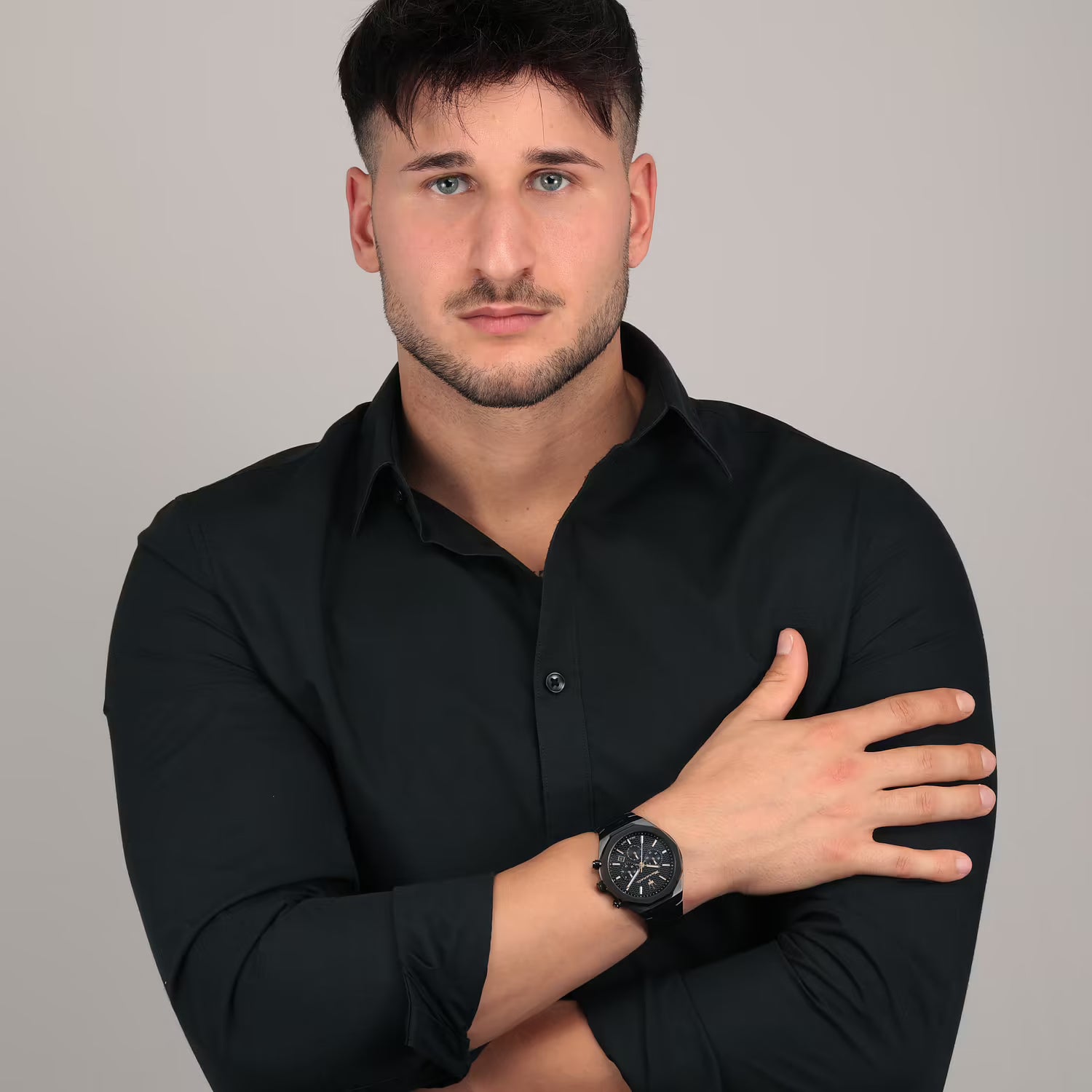 Maserati Sfida – Orologio Uomo Cronografo Bracciale Metallo Grigio (Copia)