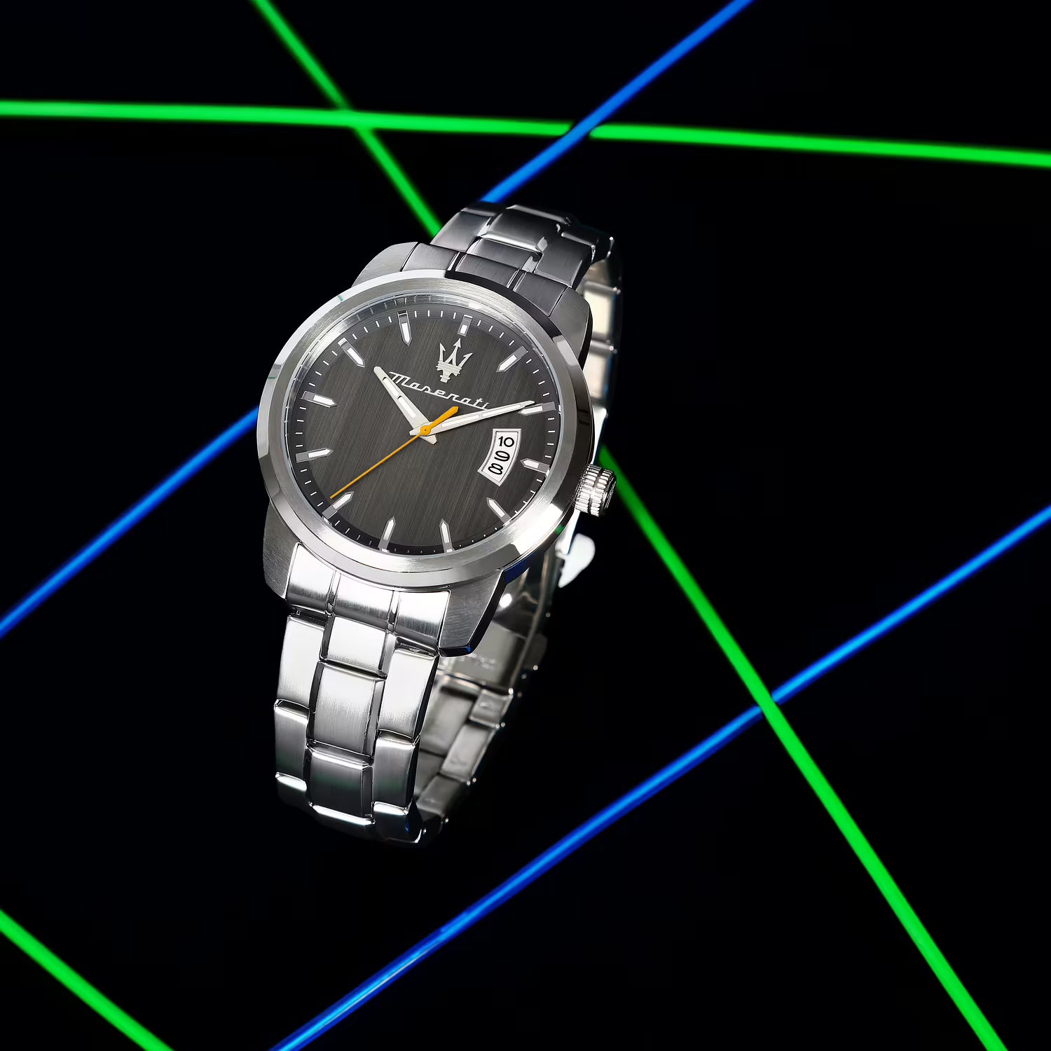Maserati Successo – Orologio Uomo Tempo e Data Acciaio Silver