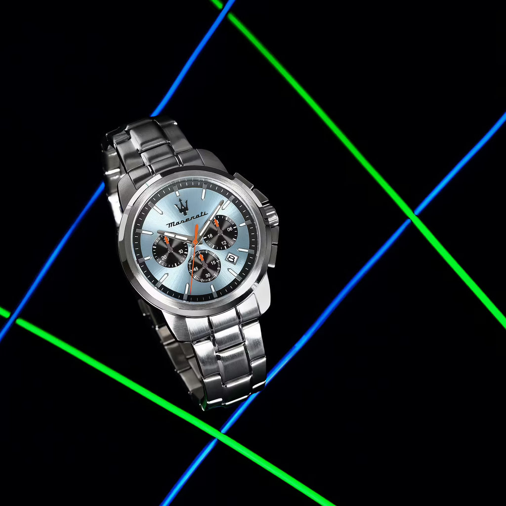 Maserati Successo – Orologio Uomo Cronografo Acciaio Silver