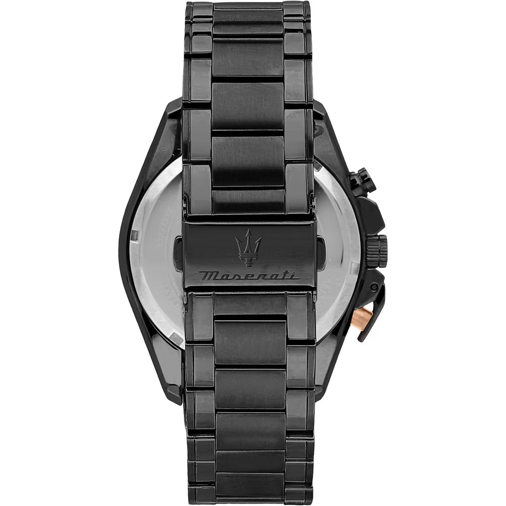 Maserati Traguardo – Orologio Uomo Cronografo Nero Bracciale Metallo