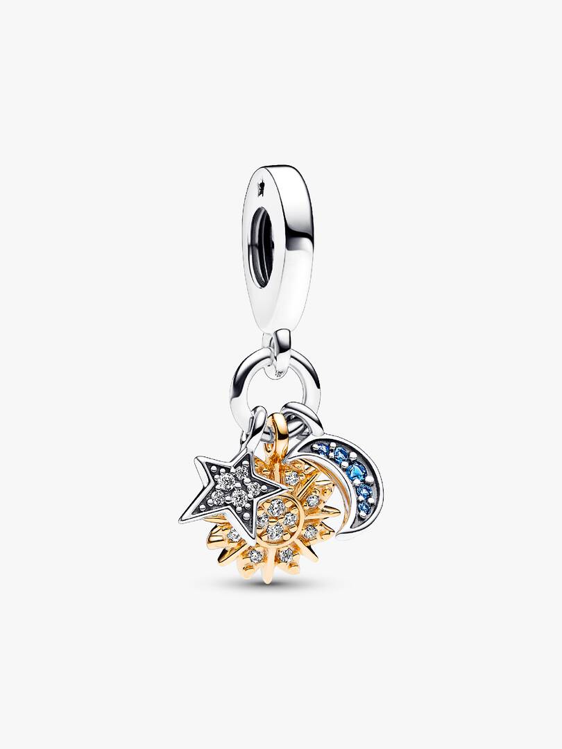 Pandora Charm Pendente Stella, Sole e Luna