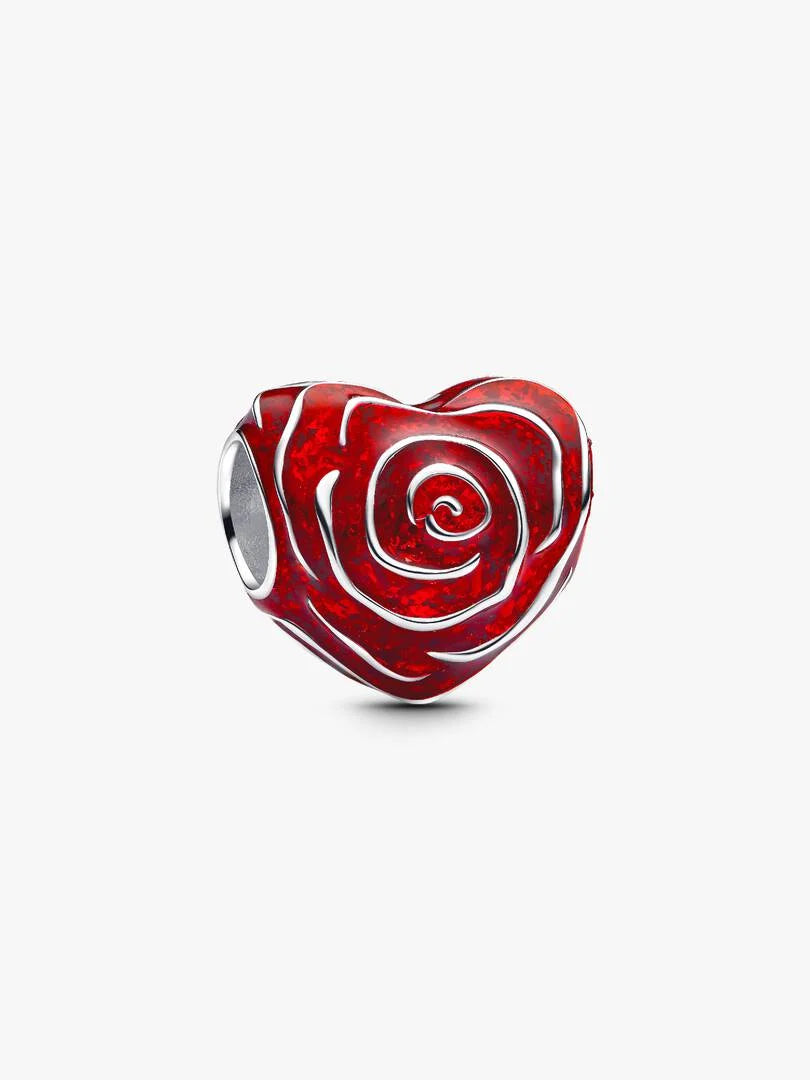 Pandora Charm Cuore Rosa Rossa