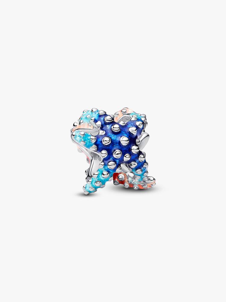 Charm Stella Marina con Smalto Sfumato e Microperle