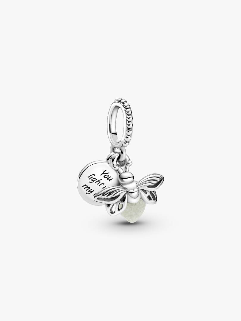 Pandora Charm Pendente Lucciola che si Illumina al Buio