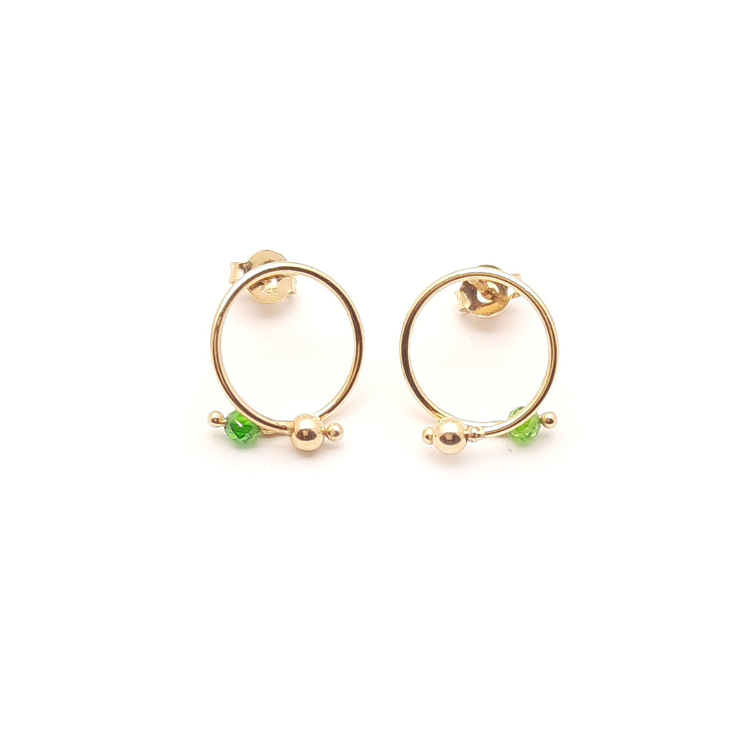 Orecchini in oro Verde