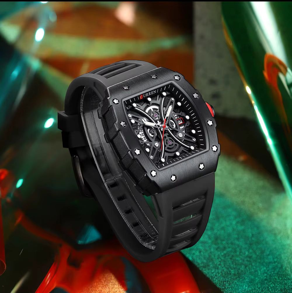 CURREN Orologio da Uomo con Quadrante Colorato