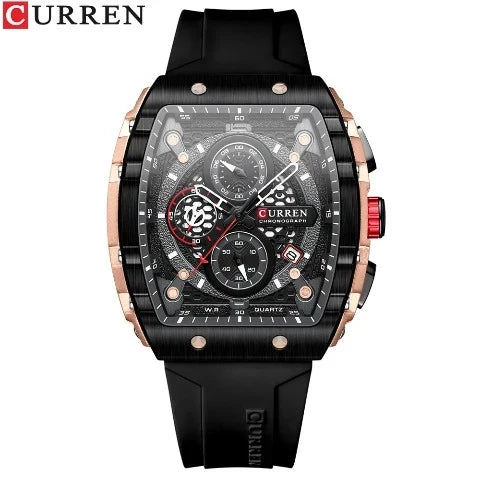 CURREN Orologio da Uomo con Quadrante Colorato