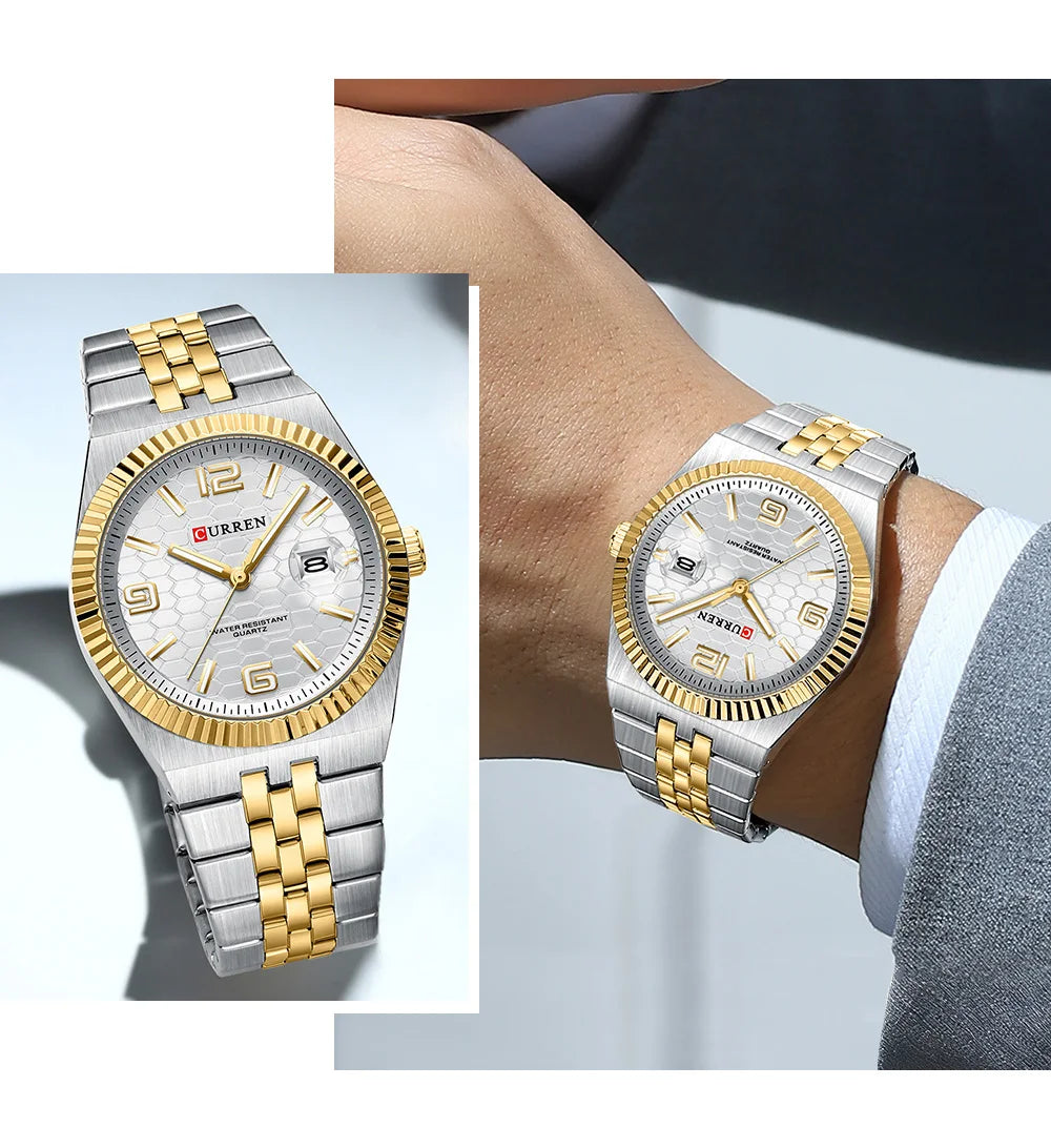 CURREN Joubile Orologio da Uomo con Quadrante Colorato