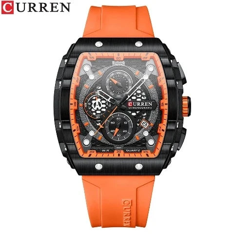 CURREN Orologio da Uomo con Quadrante Colorato